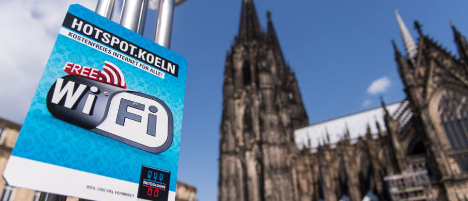 Bild zum Artikel: Posten einfach gemacht – kostenloses WLAN beim Marathon