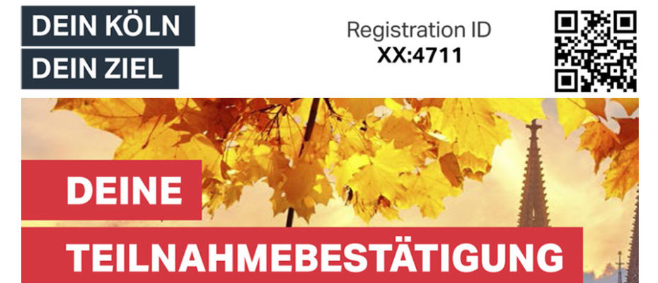 Bild zum Artikel: Teilnahmebestätigung mit QR-Code