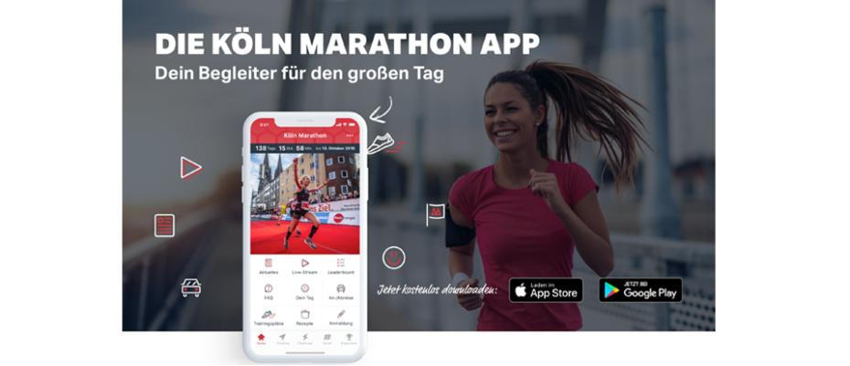 Bild zum Artikel: Köln Marathon-App 2.0 – neue Features
