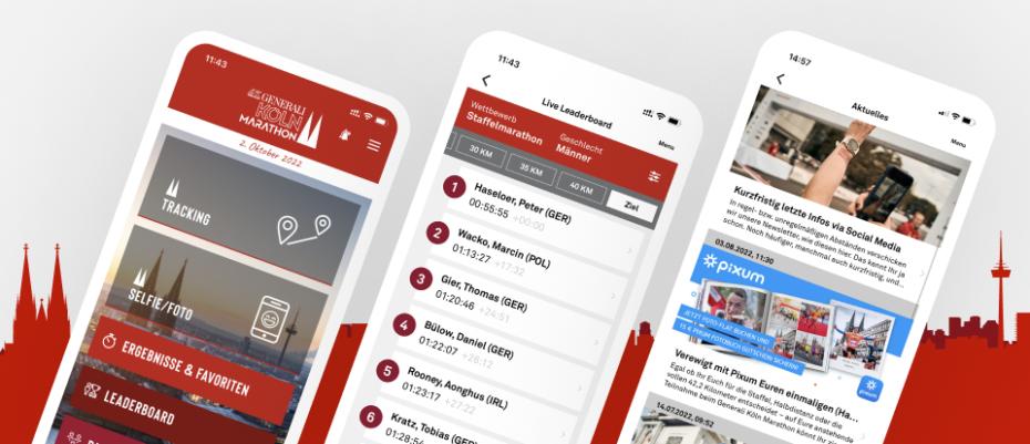 Bild zum Artikel: Die neue Generali Köln Marathon-App ist verfügbar